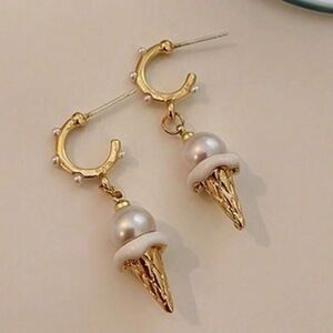 Trendy ice cream earrings N174
